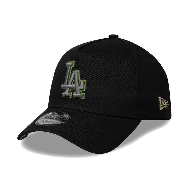 New Era 9FORTY Liquid Metal Snapback Los Angeles Dodgers - Black