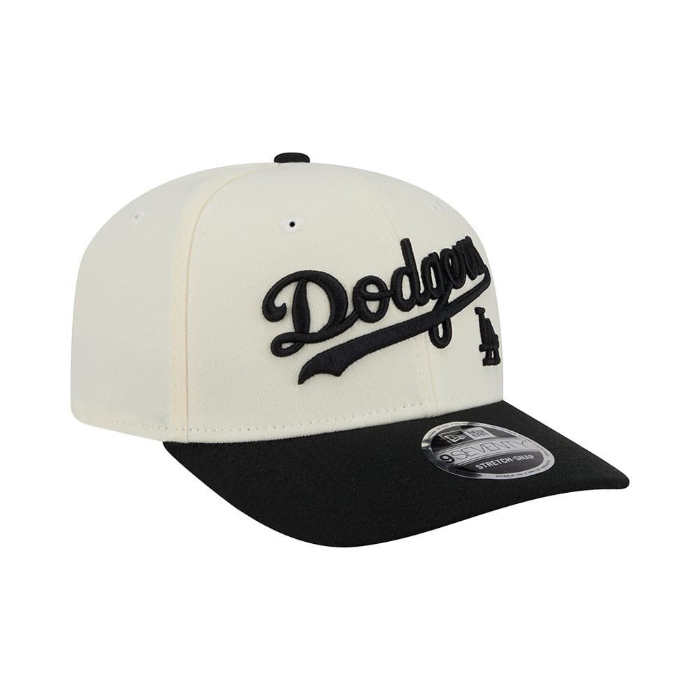 New Era 9SEVENTY Stretch-Snap Los Angeles Dodgers - Cream / Black