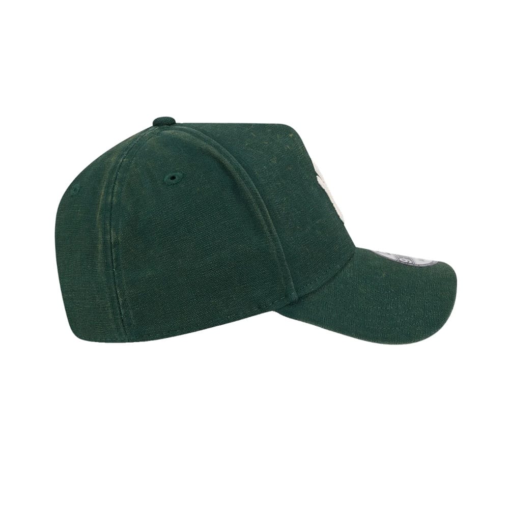New Era 9FORTY Washed Canvas A-Frame New York Yankees - Dark Green - Image 4