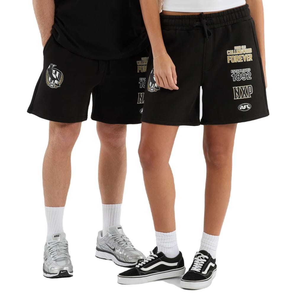 NXP X AFL Collingwood Prime TrackShort - Jet Black