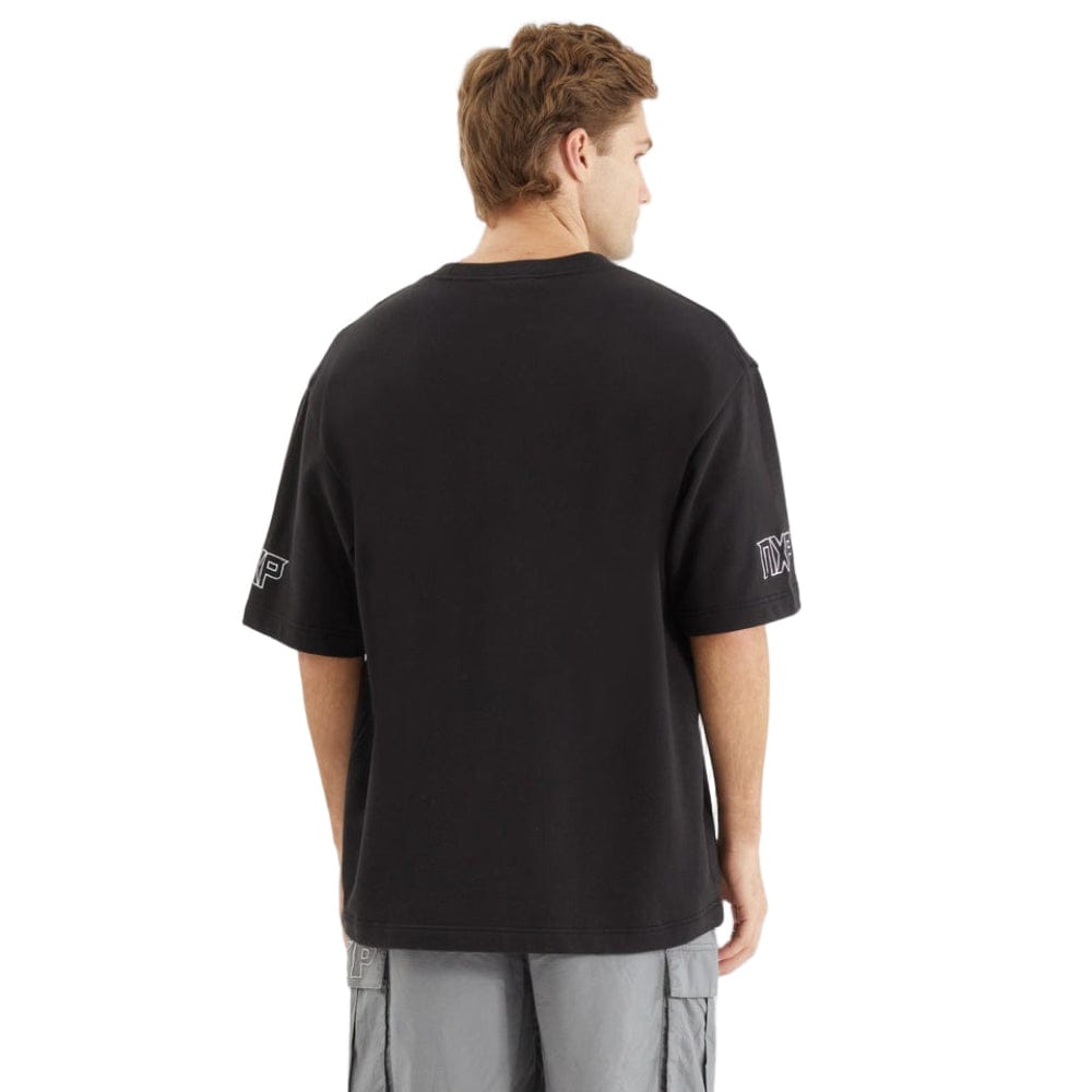 NXP Armband Loopback Oversized Tee - Jet Black