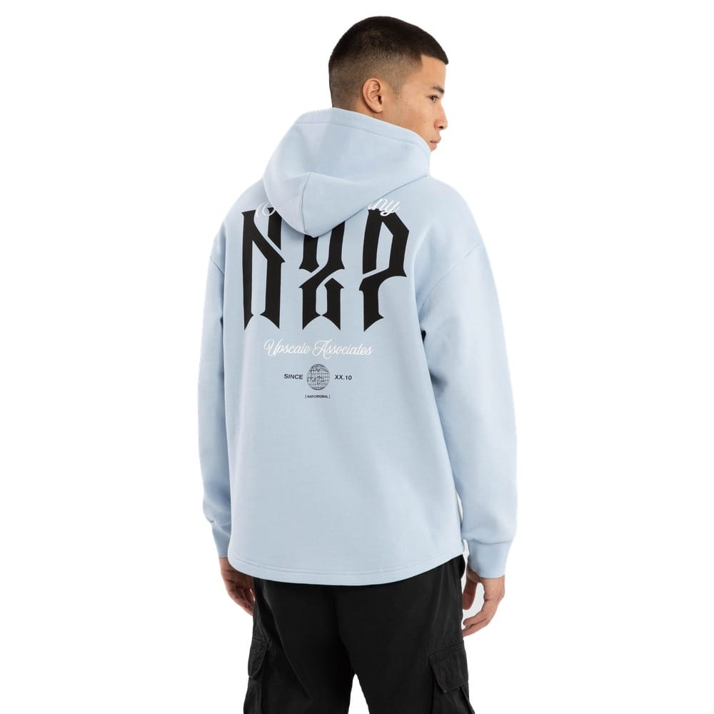 NXP Dominate Relaxed Curved Hoodie - Skyway