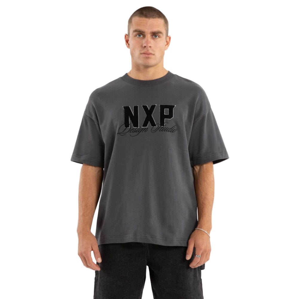 NXP Dwell Loopback  Raptor Tee - Asphalt