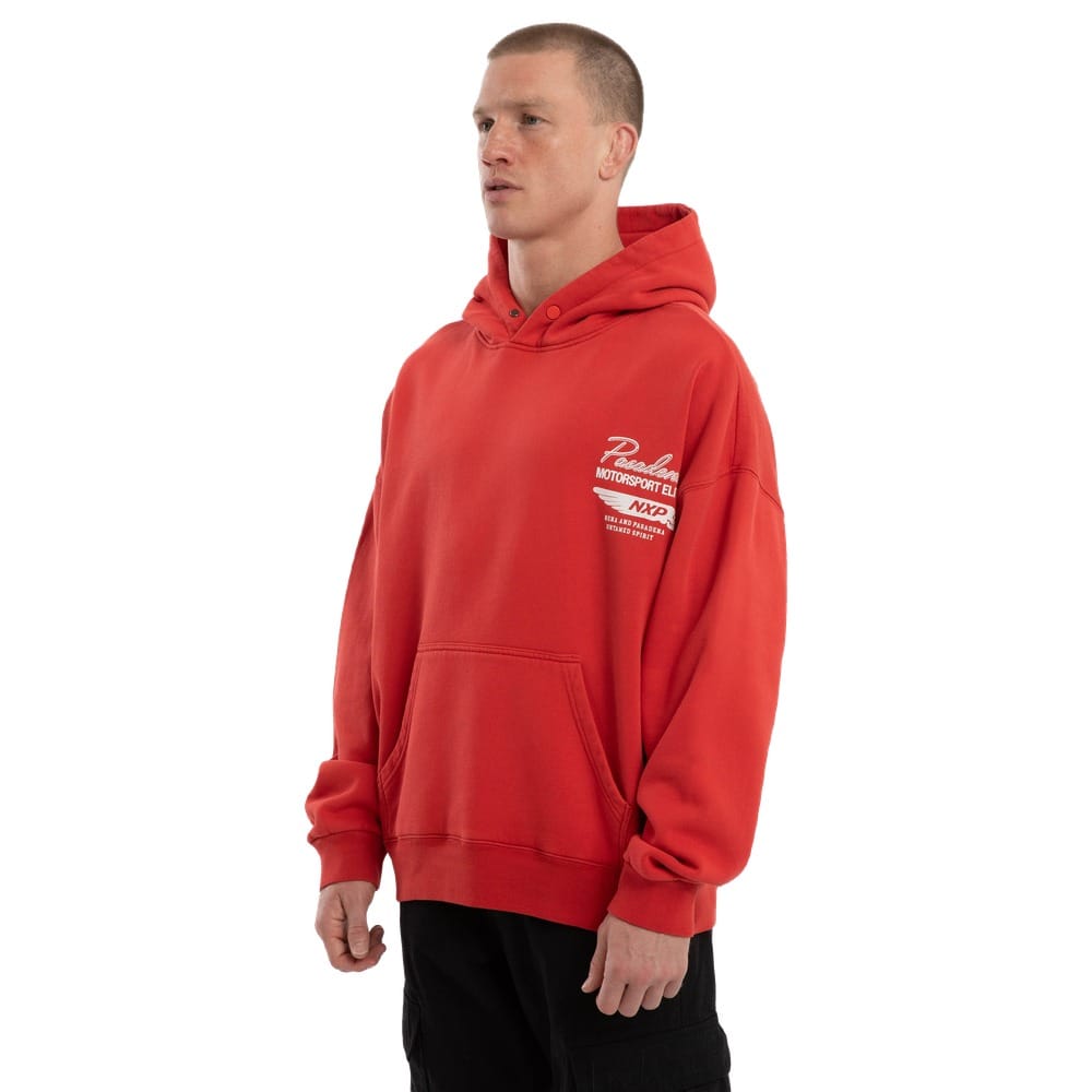 NXP Neutral Box Fit Hoodie - Pigment Red