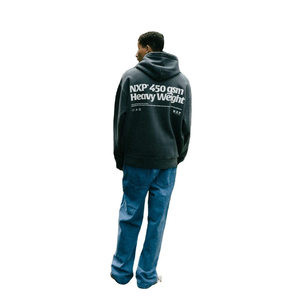 NXP Stream Box Fit Hoodie - Asphalt