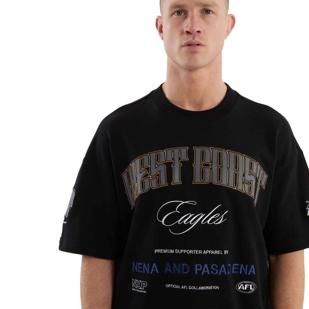 NXP X AFL West Coast Game-On Loopbk Tee - Jet Black