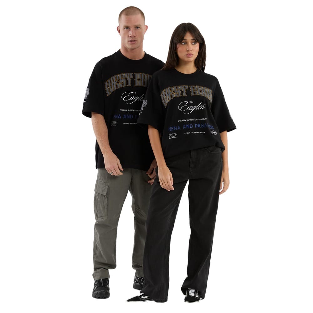NXP X AFL West Coast Game-On Loopbk Tee - Jet Black