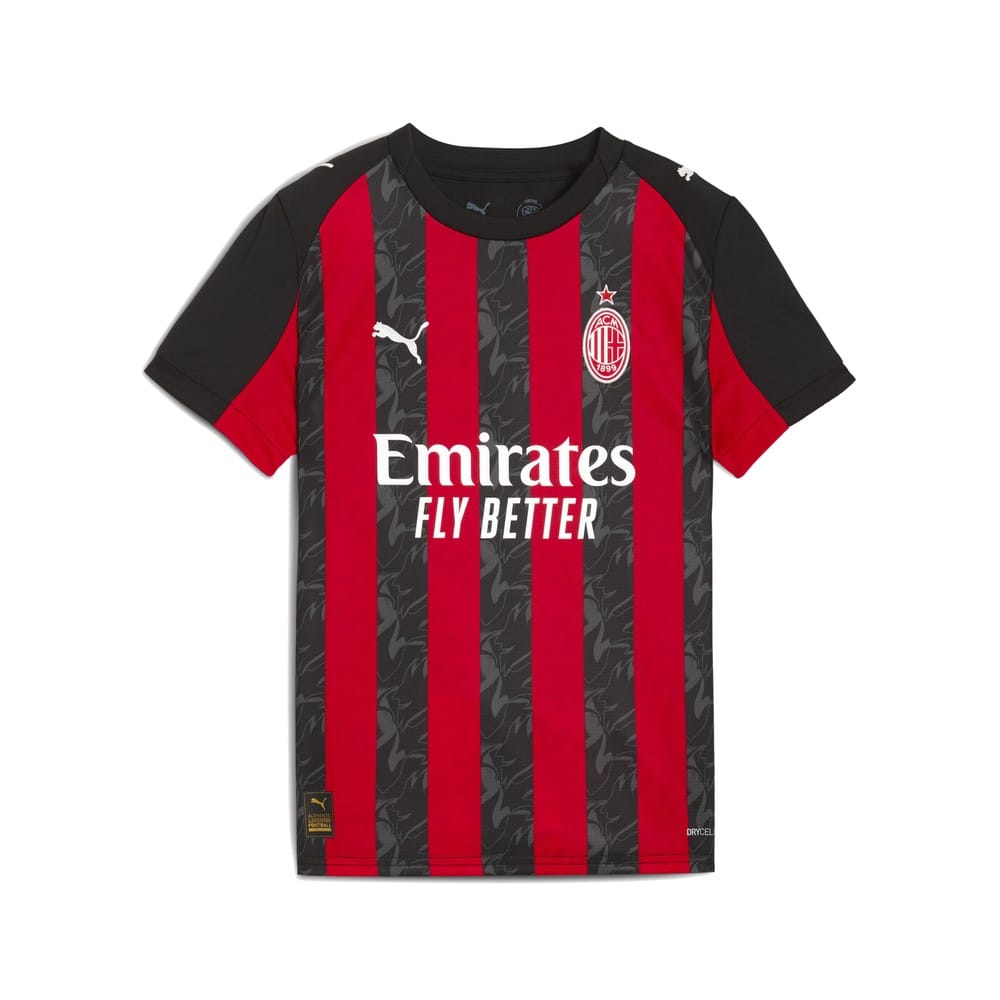 PUMA Childrens Milan 2026 Home Jersey - Black / All Time Red