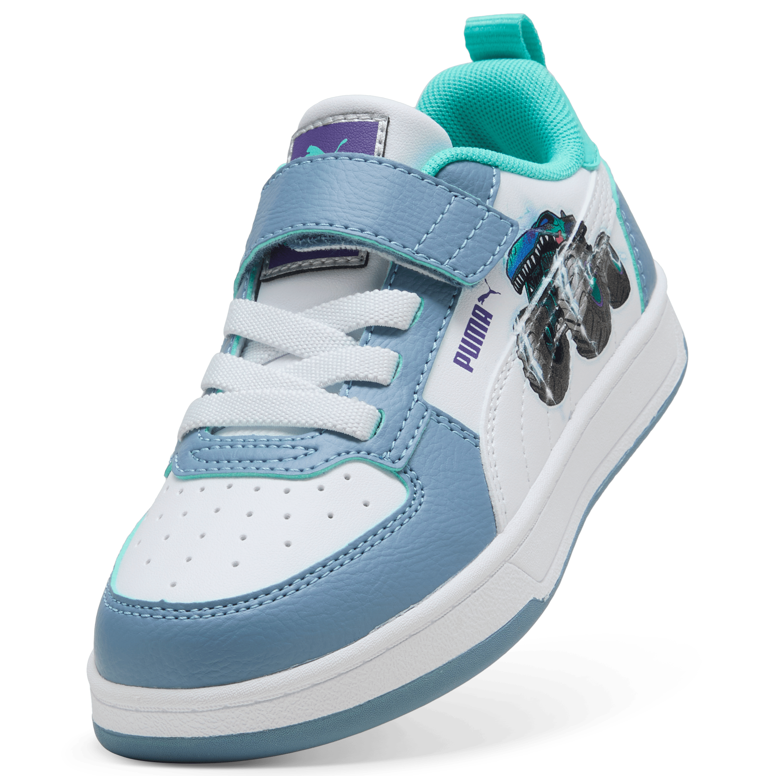 PUMA Children Caven Hot Wheels - Blue / White / Aquatic