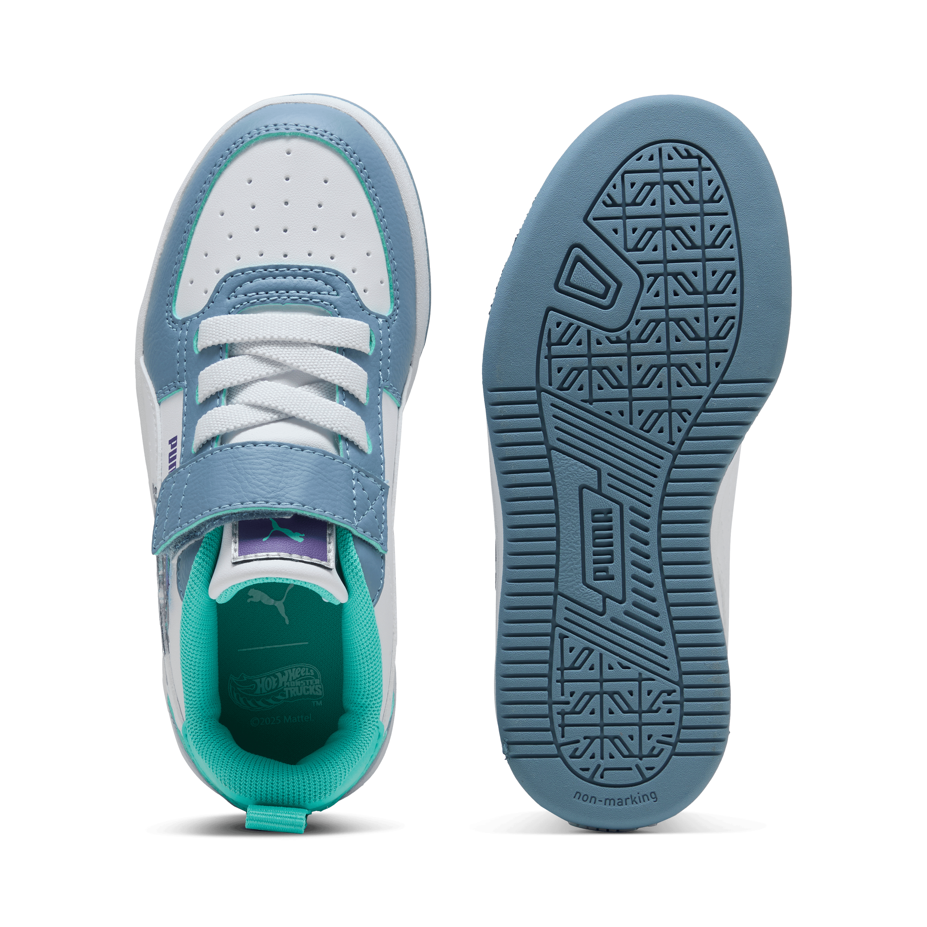 PUMA Children Caven Hot Wheels - Blue / White / Aquatic