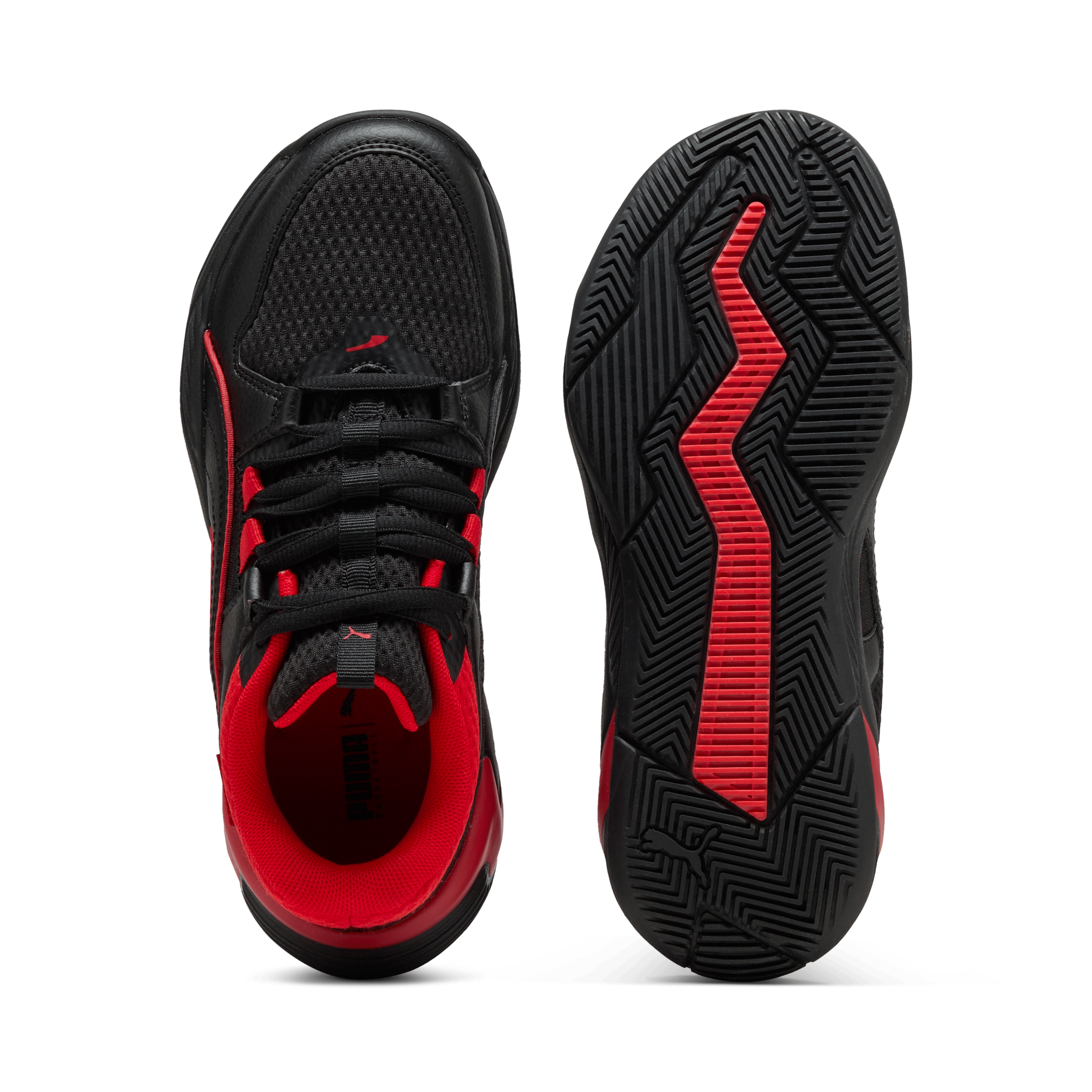 PUMA Childrens Uproar- Black / All Time Red