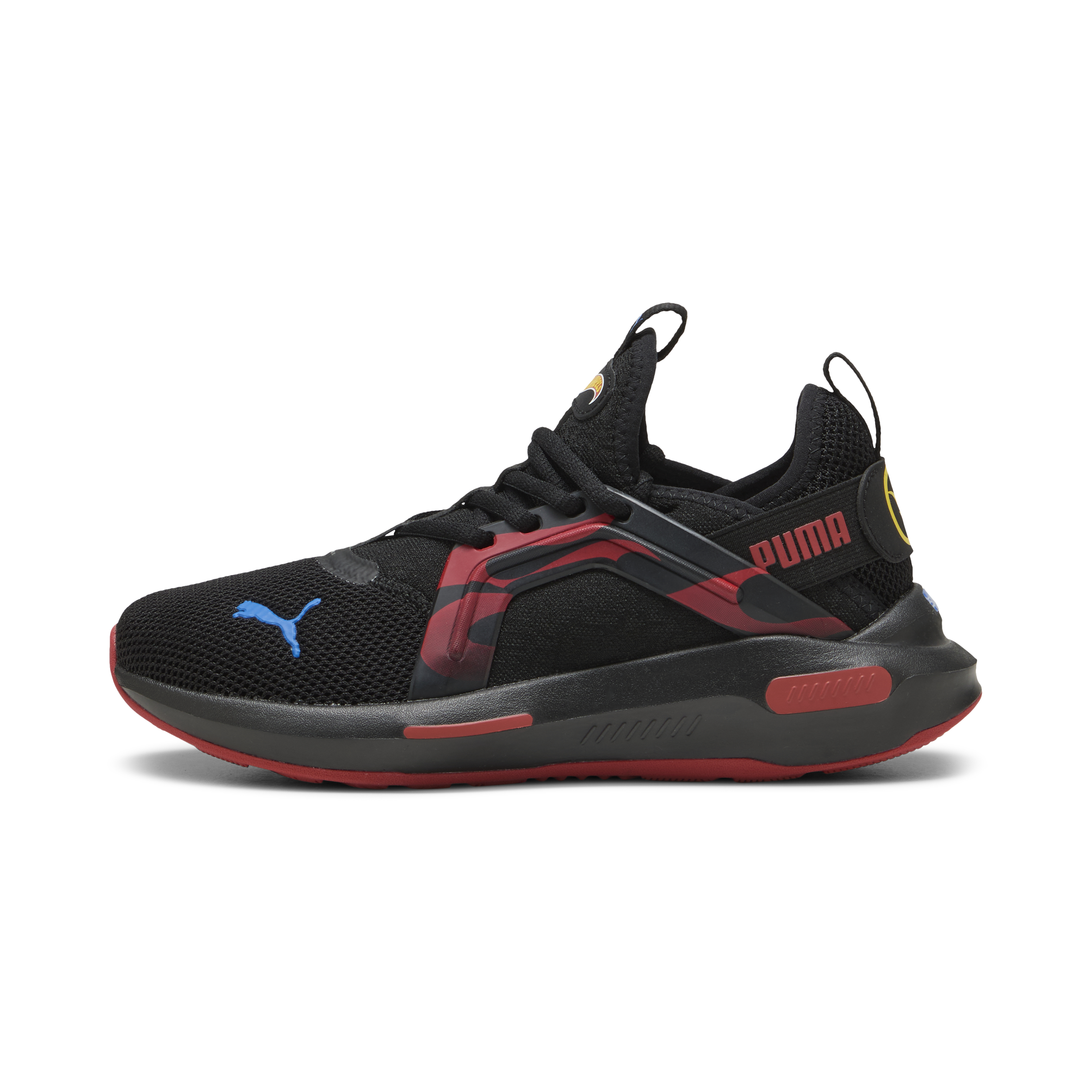 Puma Kids Softride Enzo 5 Hot Wheels - Black / Red