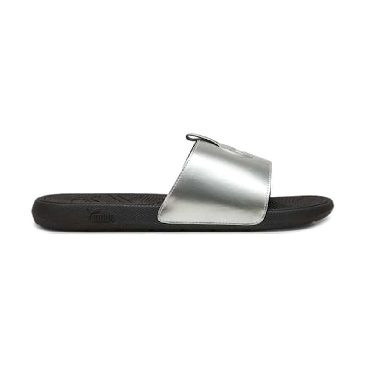 PUMA Cool Cat 2.0 Metallic Slide - Black / Silver