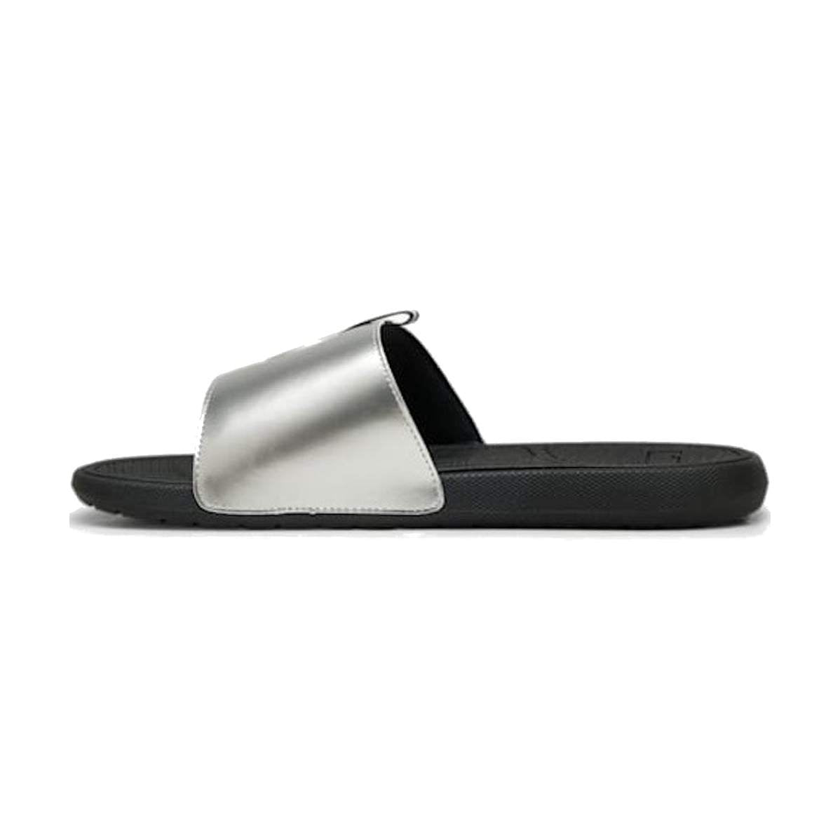 PUMA Cool Cat 2.0 Metallic Slide - Black / Silver