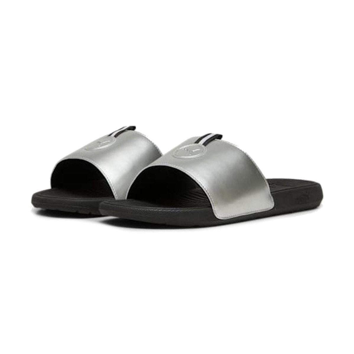 PUMA Cool Cat 2.0 Metallic Slide - Black / Silver