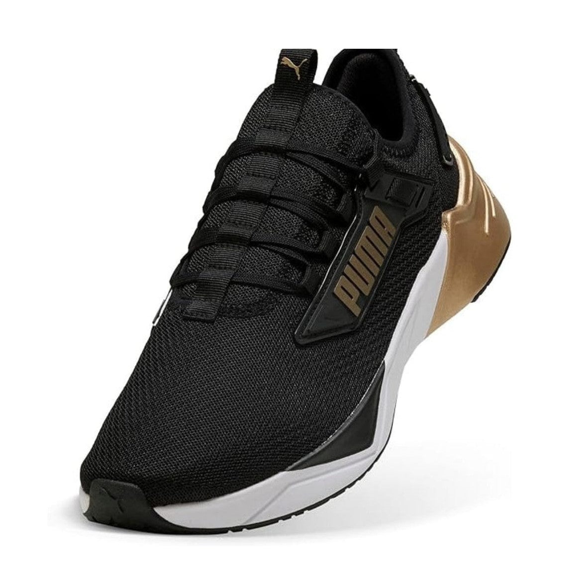 PUMA Retaliate 3 - Black / White / Gold