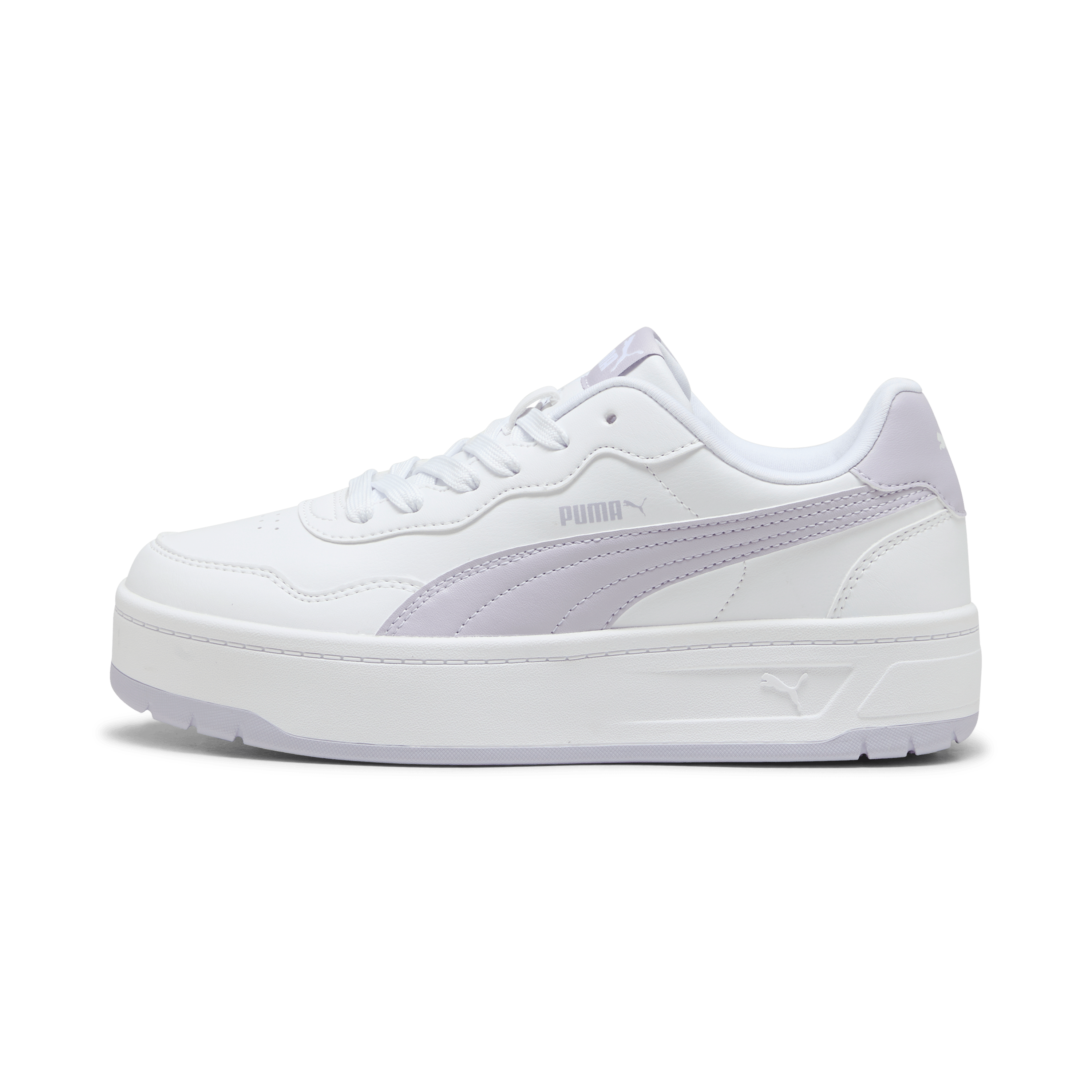 PUMA Womens Court Lally Skye - White / Lilac Crush