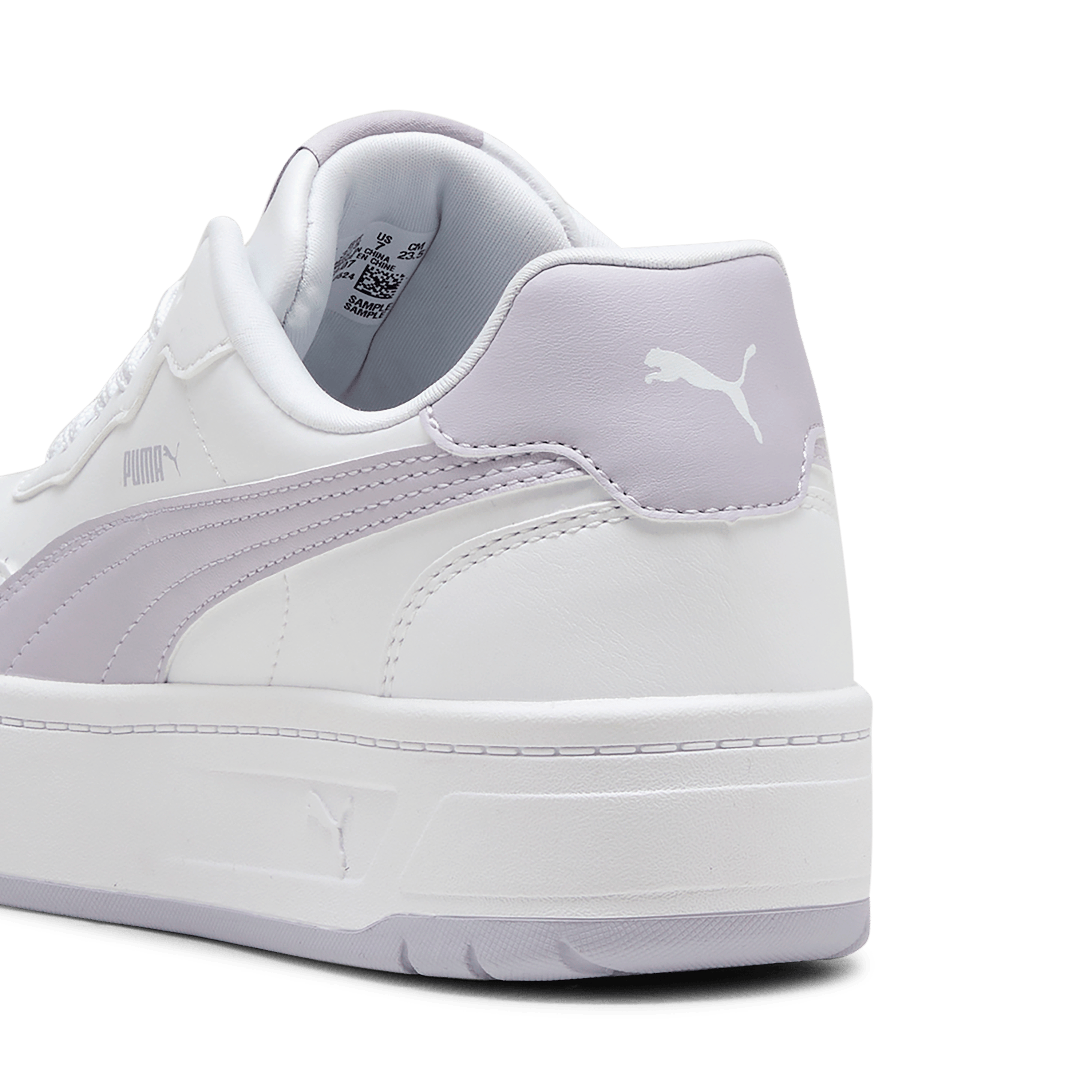 PUMA Womens Court Lally Skye - White / Lilac Crush