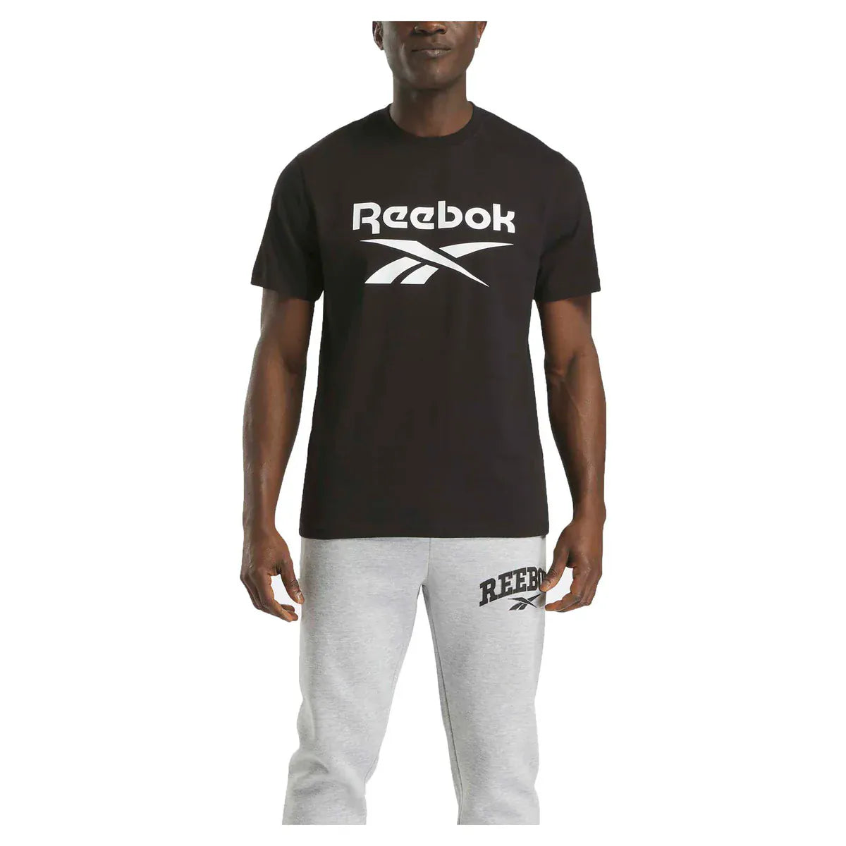 Reebok Chad Big Logo Crew Tee - Black