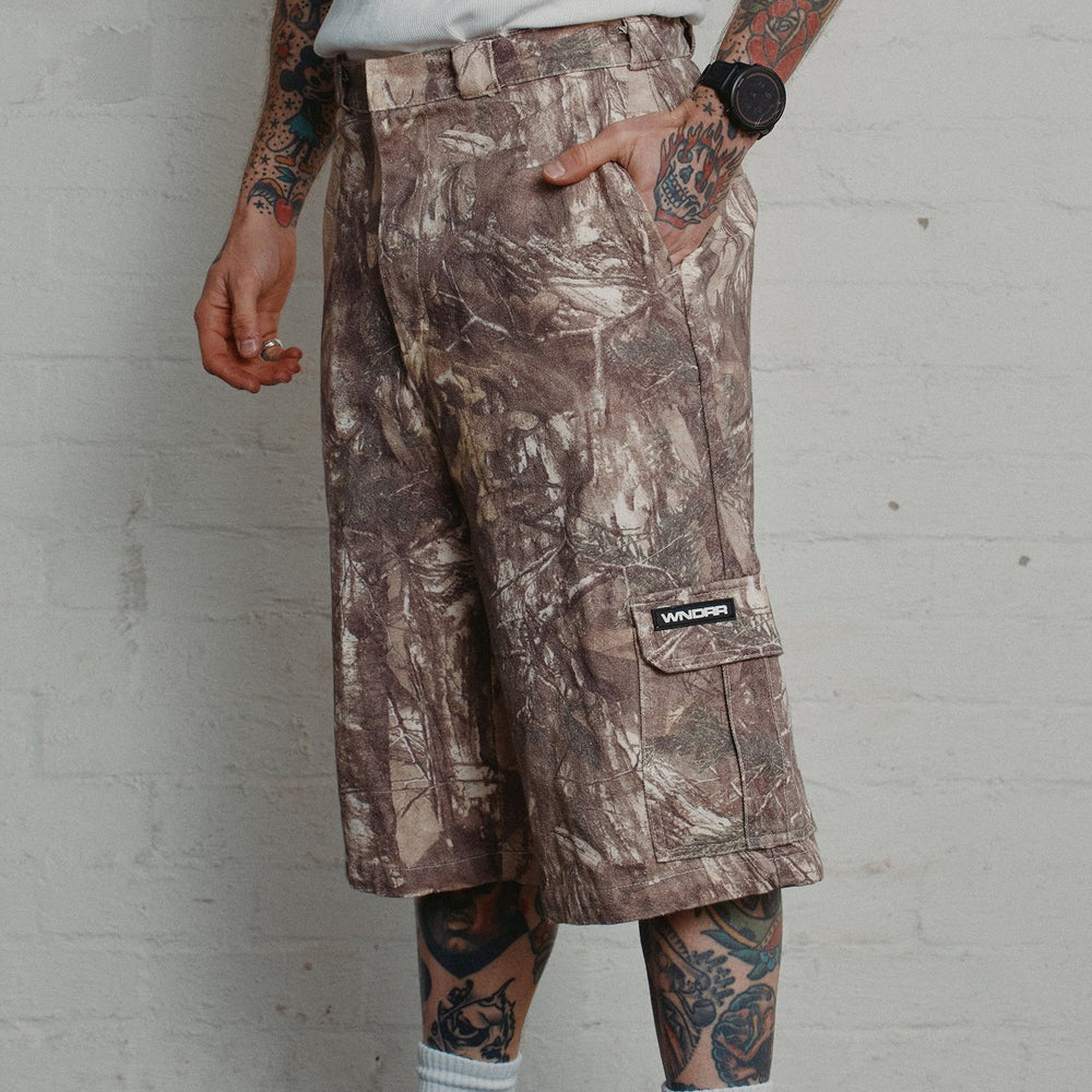 WNDRR Revoked Cargo Short - Camo