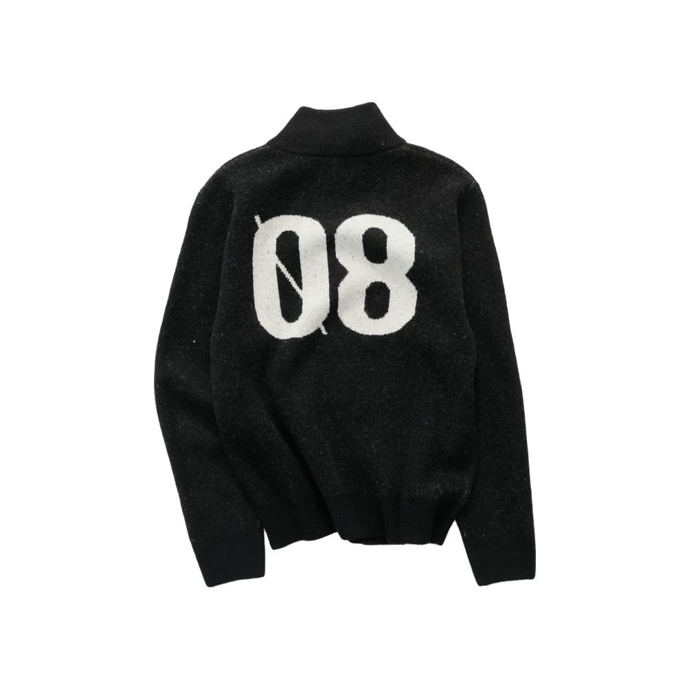 S / DOUBLE Quarter Zip - Black