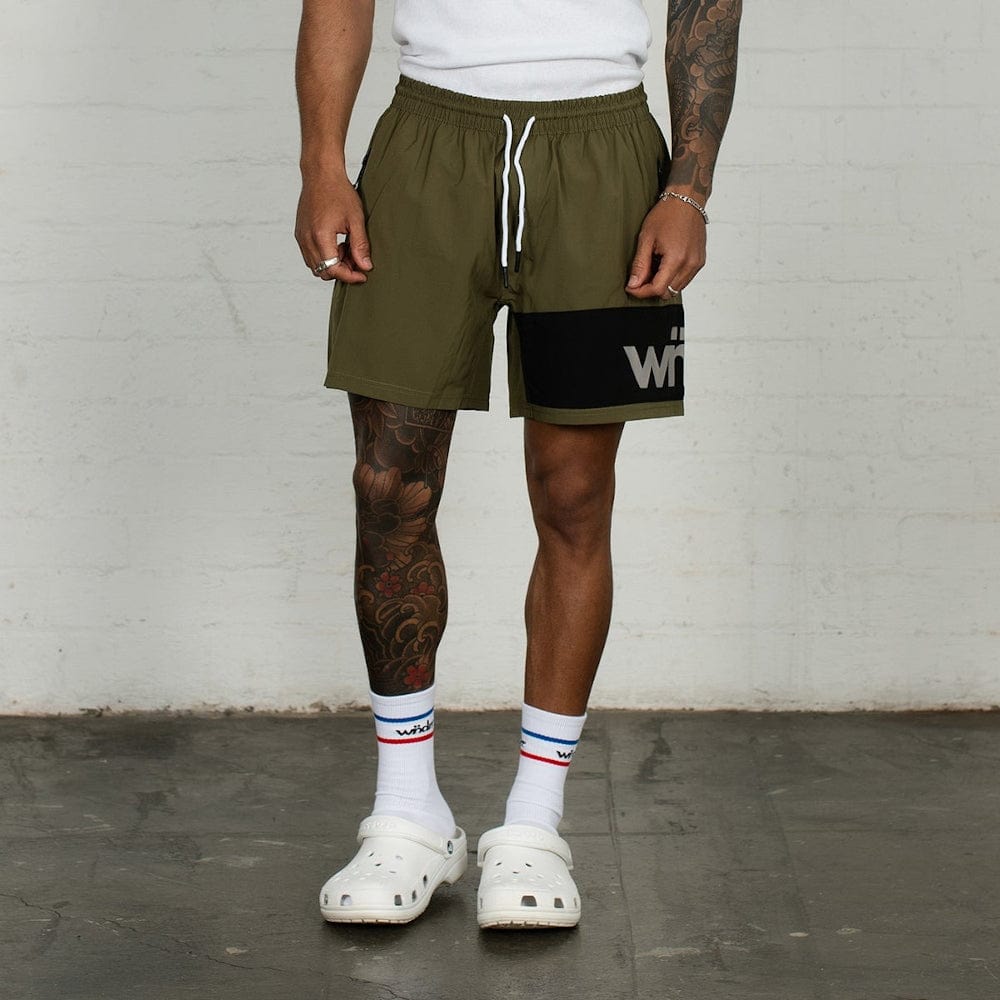 WNDRR Fusion Sport Short - Dark Green