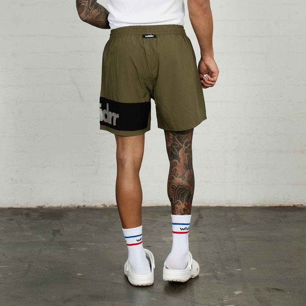 WNDRR Fusion Sport Short - Dark Green