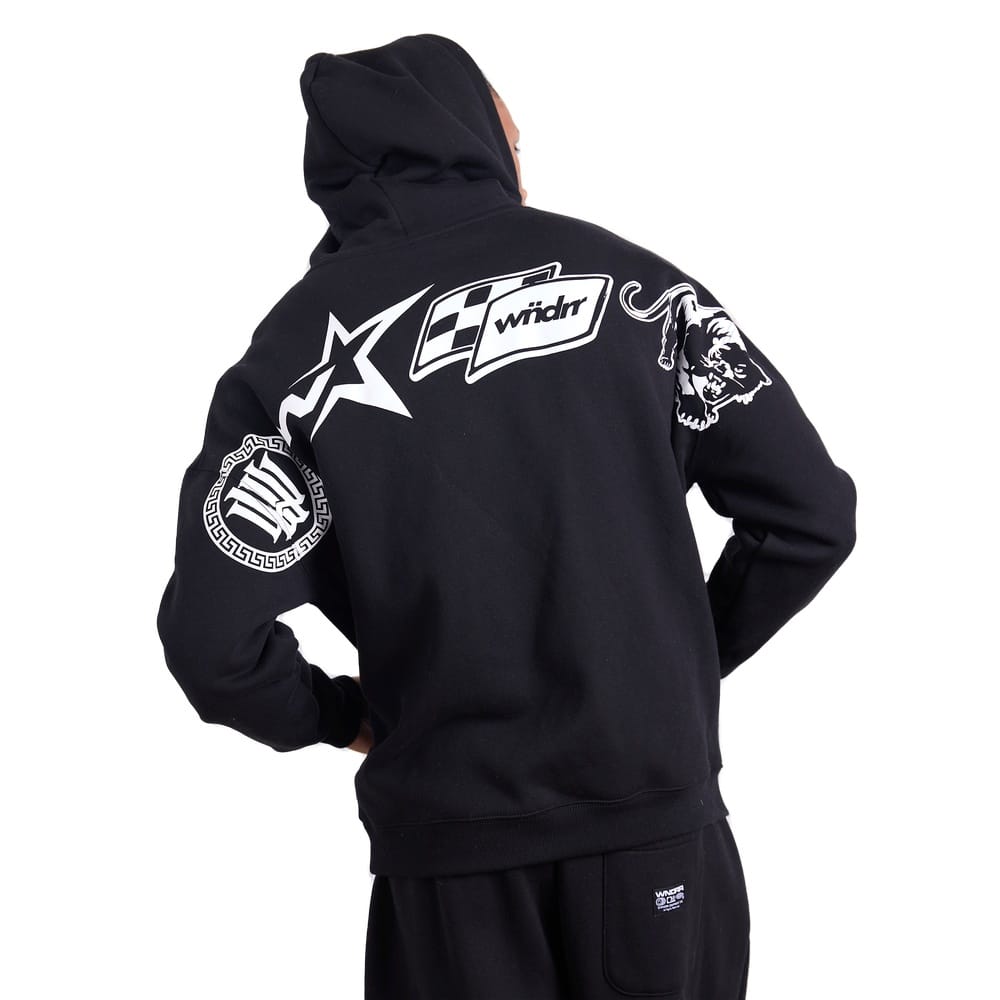 WNDRR Advocate Hood Sweat - Black