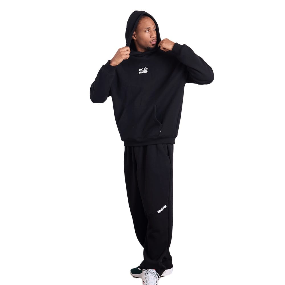 WNDRR Advocate Hood Sweat - Black