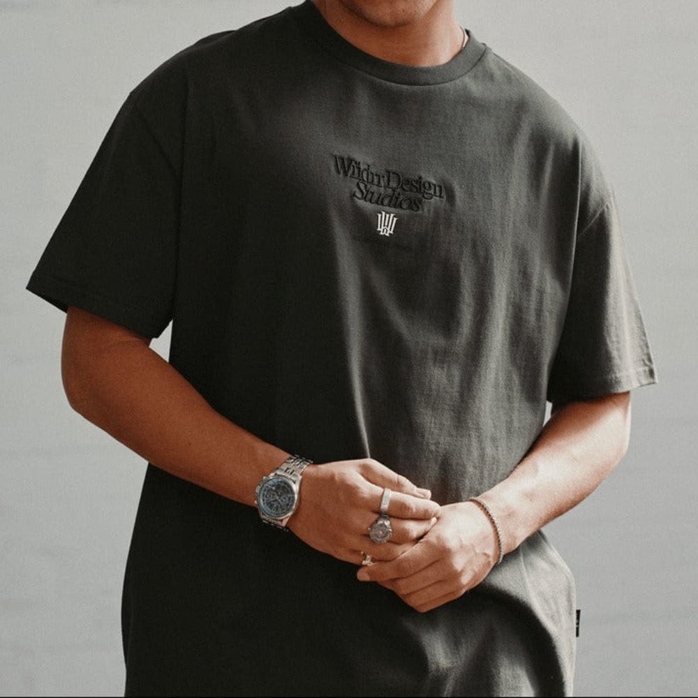 WNDRR Atelier Box Fit Tee - Ink