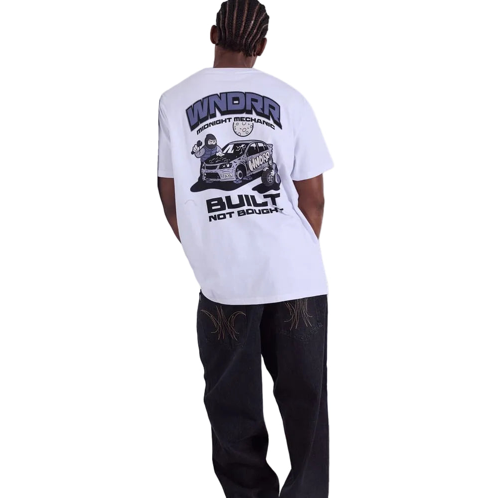 WNDRR Built Box Fit Tee - White