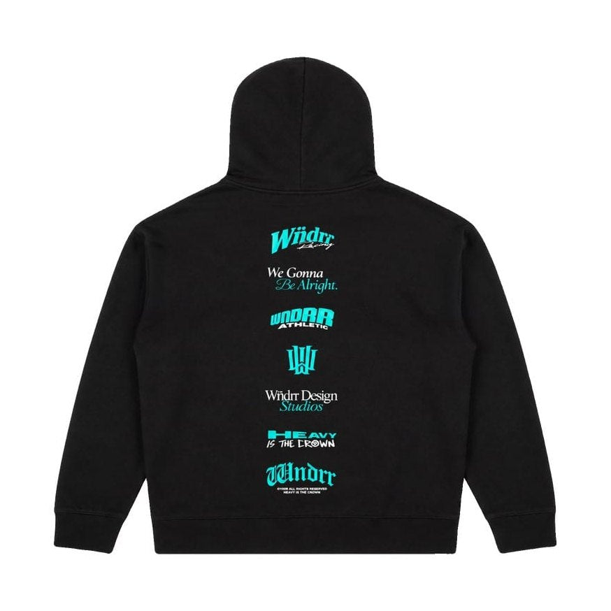 WNDRR Collective HOOD Sweat - Black