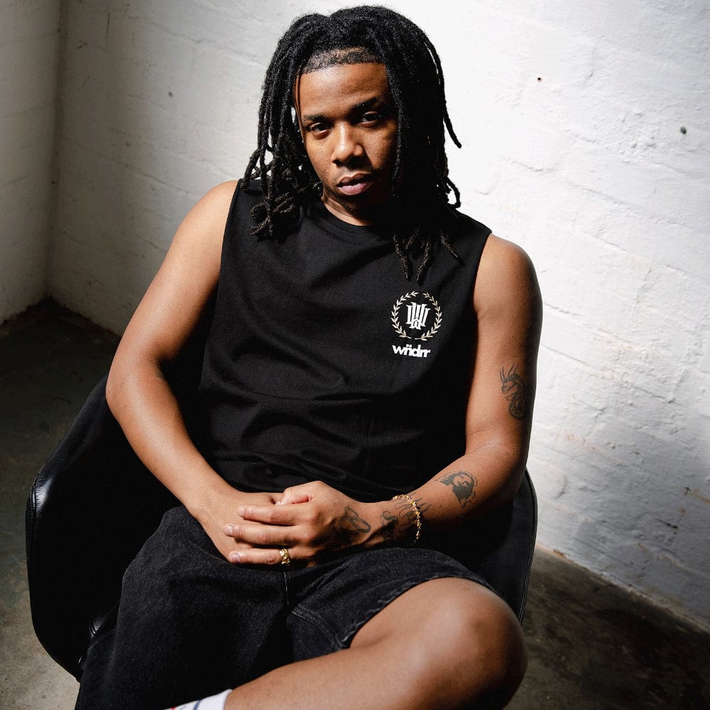 WNDRR Emperor Muscle Top - Black