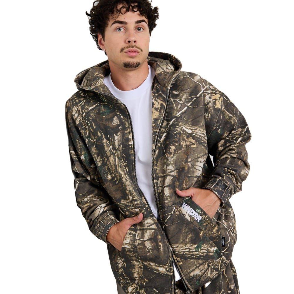 WNDRR Halo Zip Hood Sweat - Camo