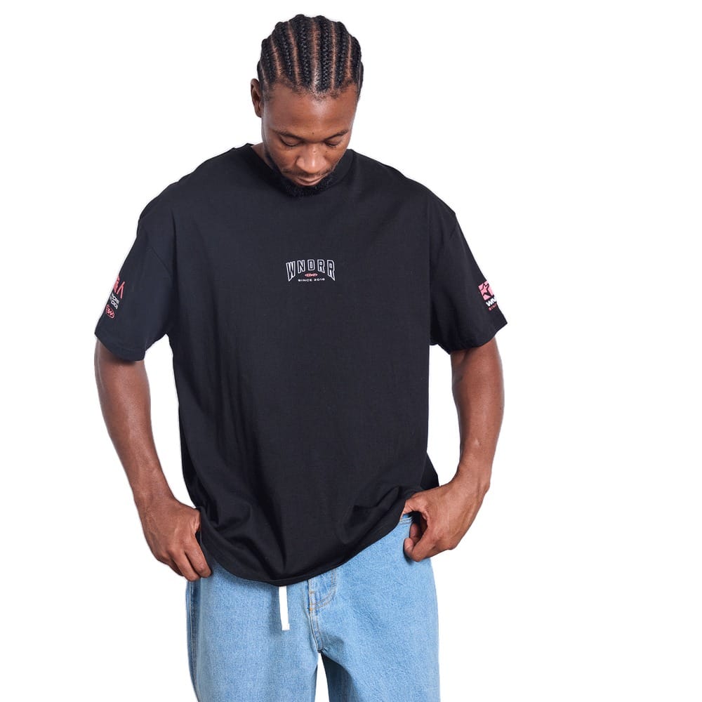 WNDRR Hashi Box Fit Tee - Black