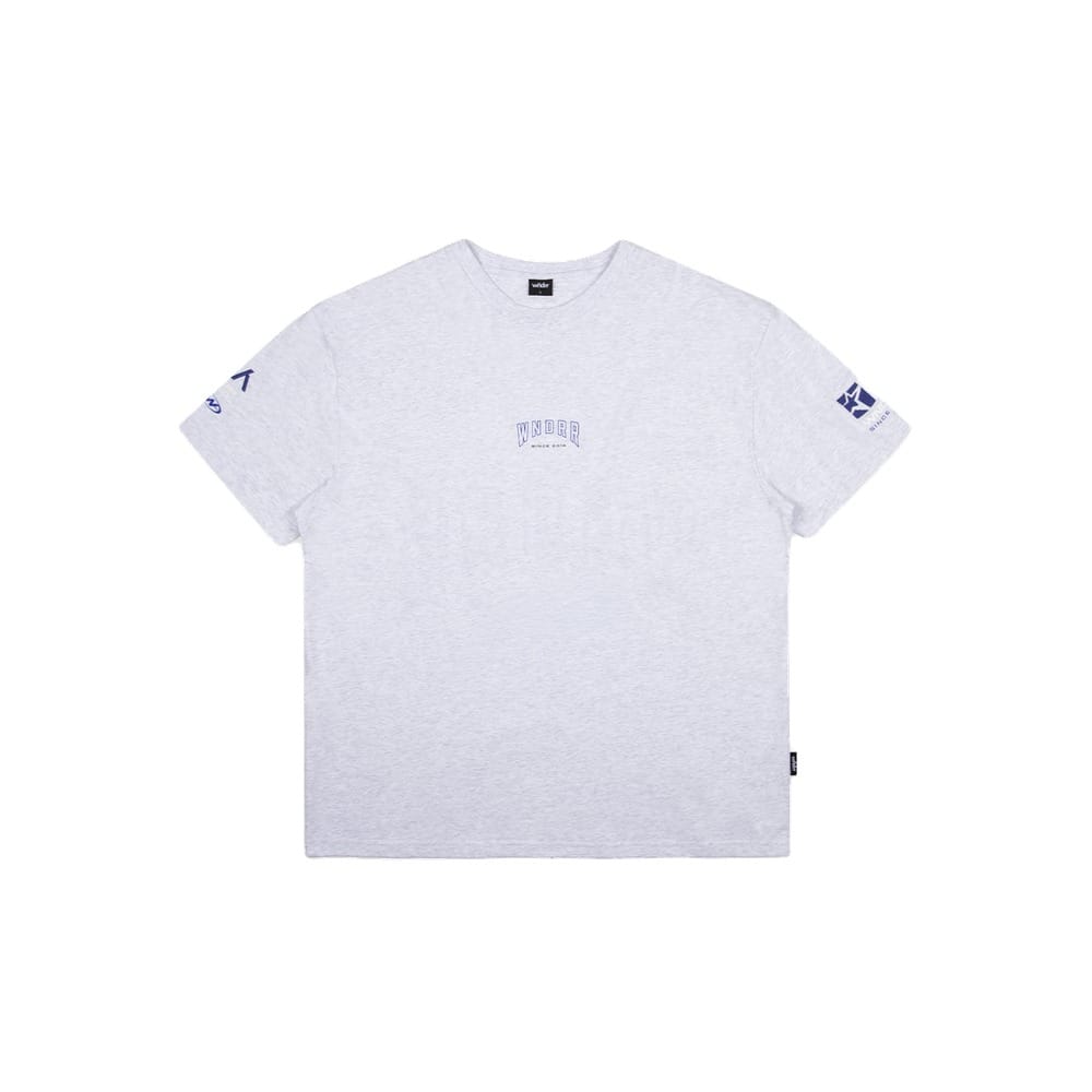 WNDRR Hashi Box Fit Tee - White Marle