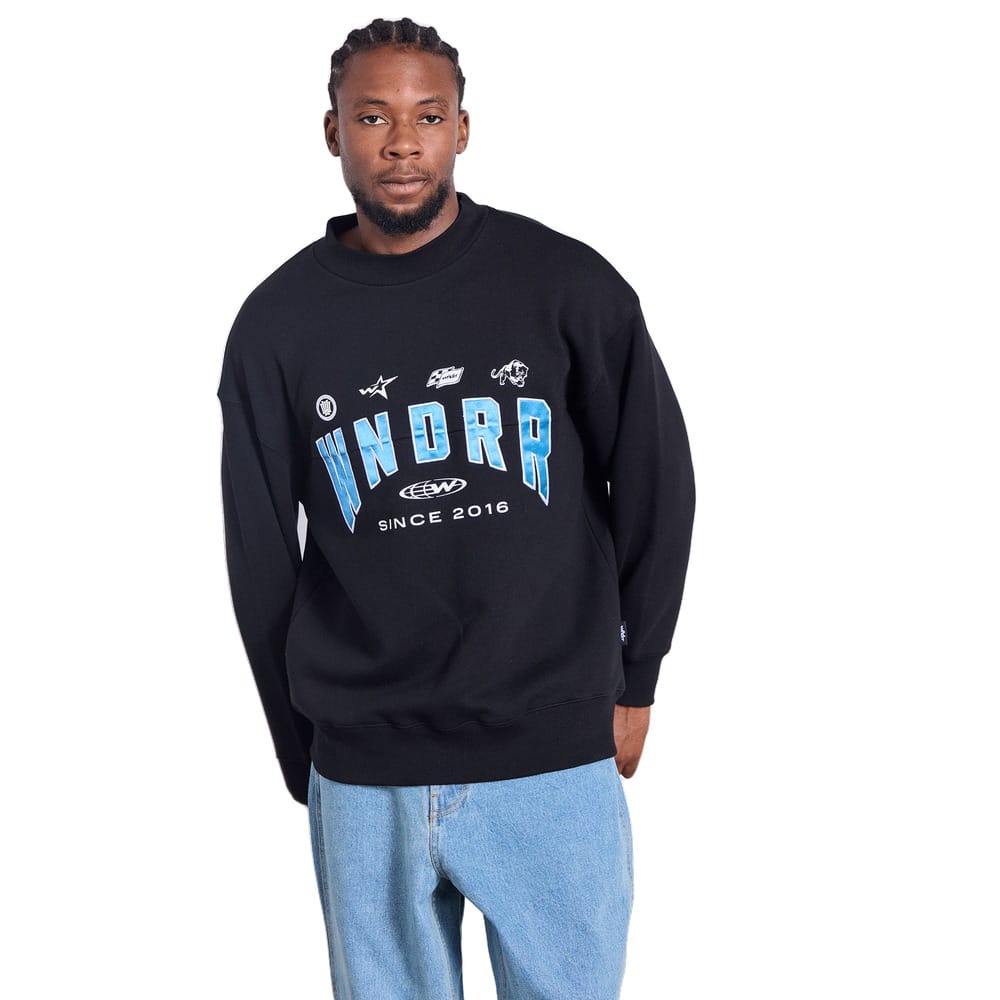 WNDRR Hashi Crew Sweat - Black