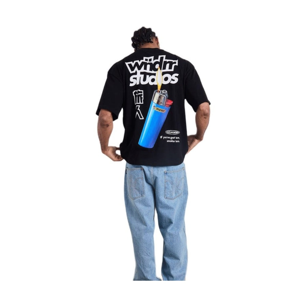 WNDRR Lighter Heavy Weight Tee - Black