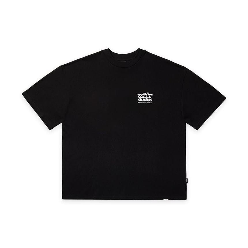 WNDRR Lighter Heavy Weight Tee - Black
