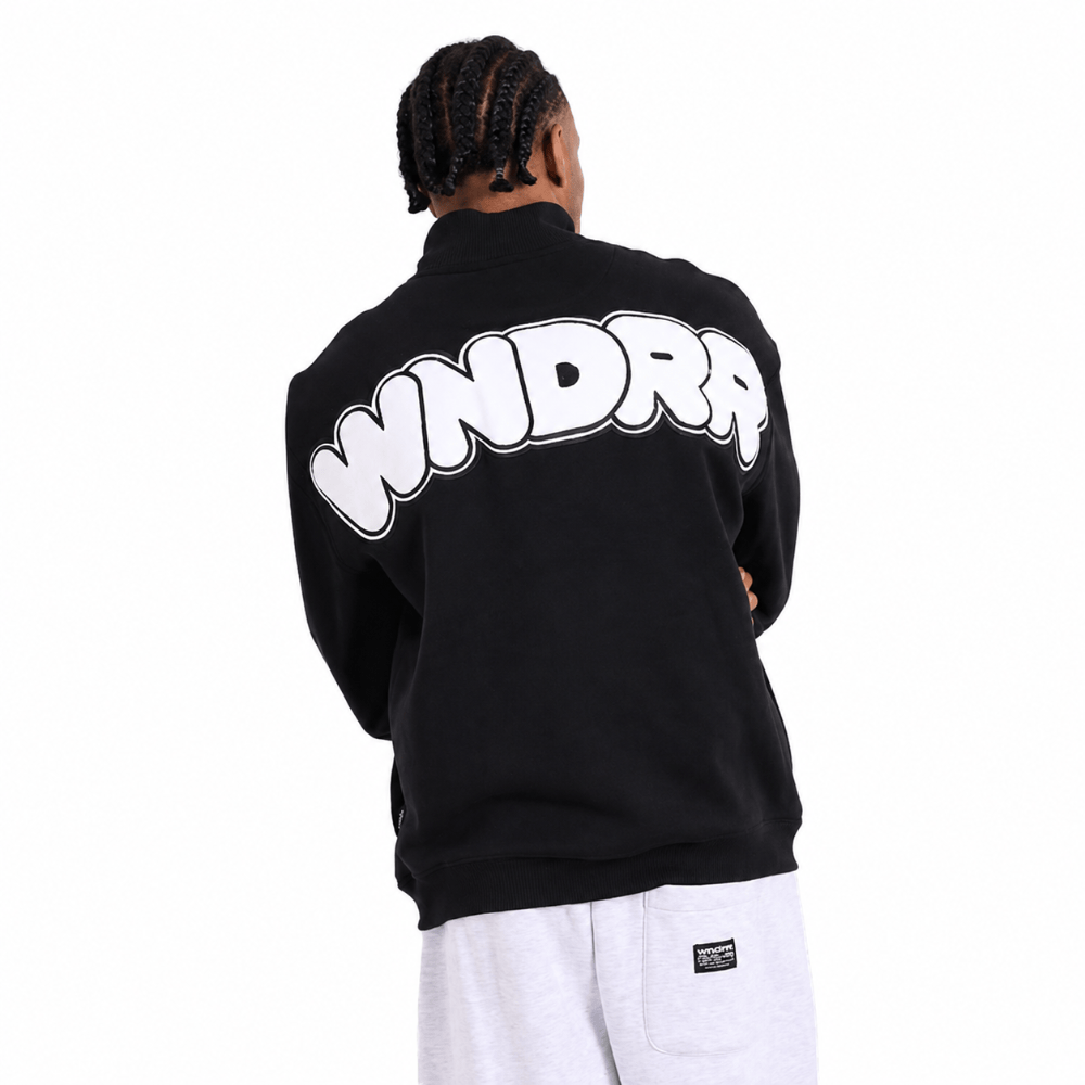 WNDRR Nimbus 1/4 ZIP Sweat - Black
