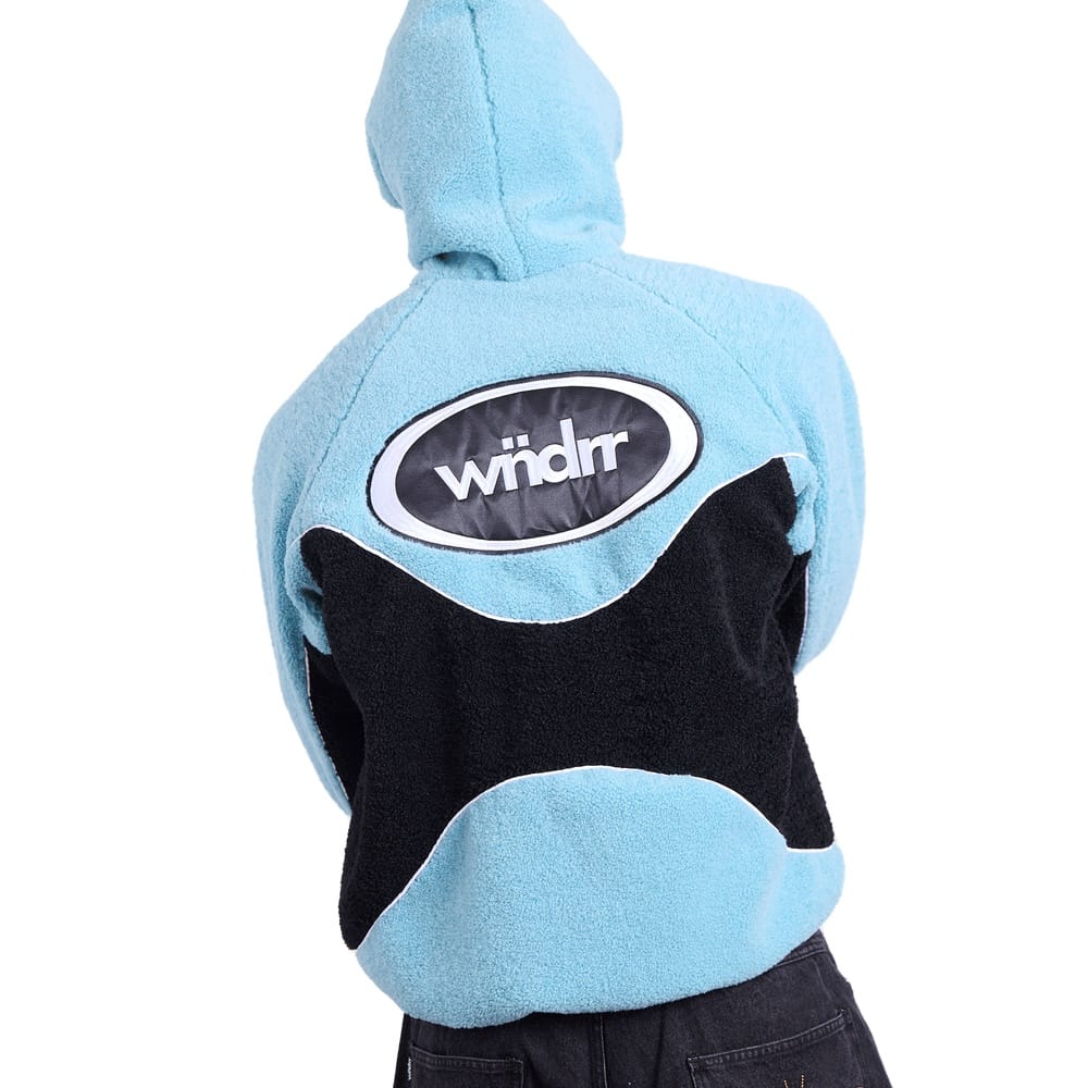 WNDRR Orbit Fleece Jacket - Blue/Black