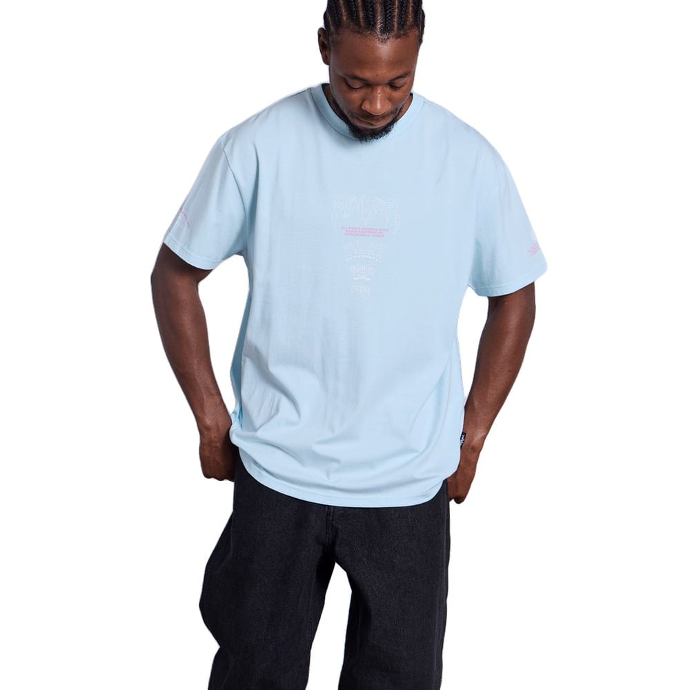WNDRR Overpower Box Fit Tee - Baby Blue