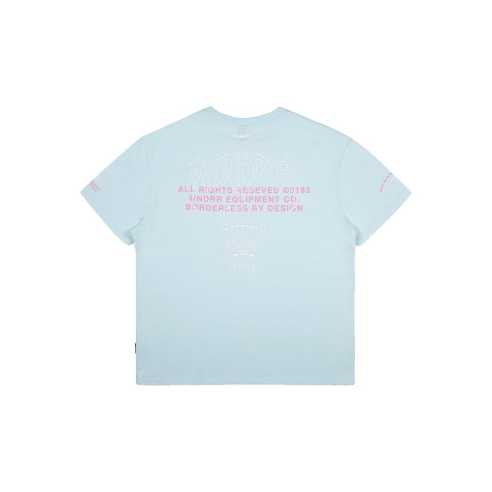 WNDRR Overpower Box Fit Tee - Baby Blue