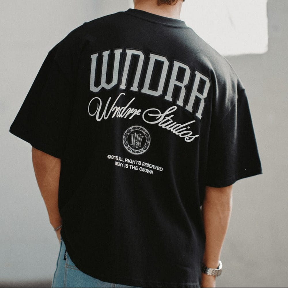 WNDRR Pavilion Heavy Weight Tee - Black