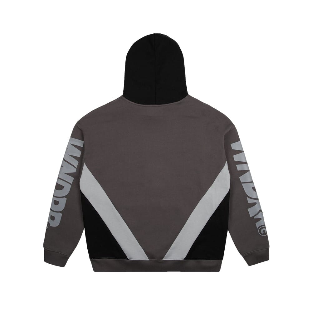 WNDRR Privacy Panel Hood Sweat - Grey / Black