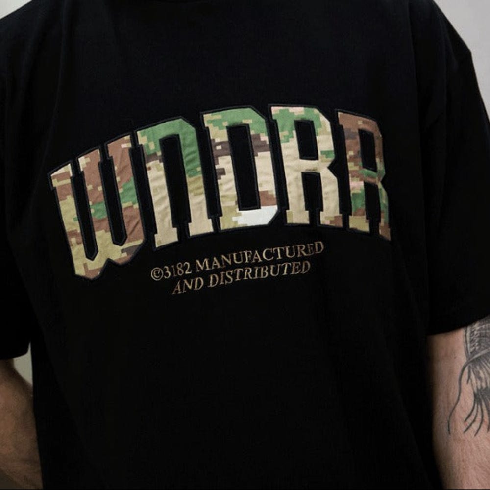 WNDRR Protocol Heavy Weight Tee - Black