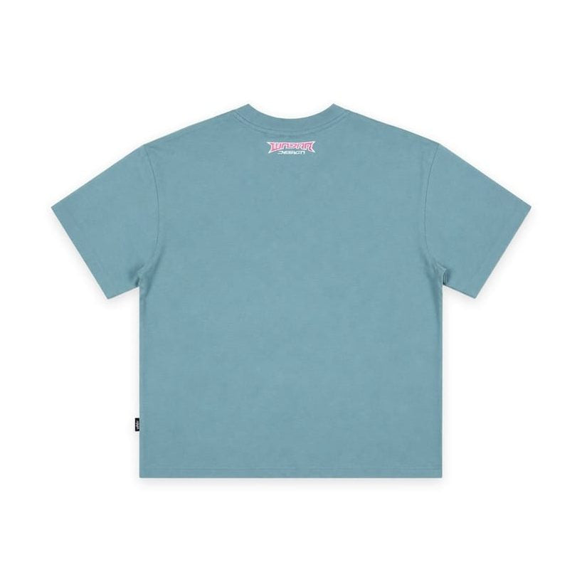 WNDRR Pulse Heavy Weight Tee - Dusk Blue