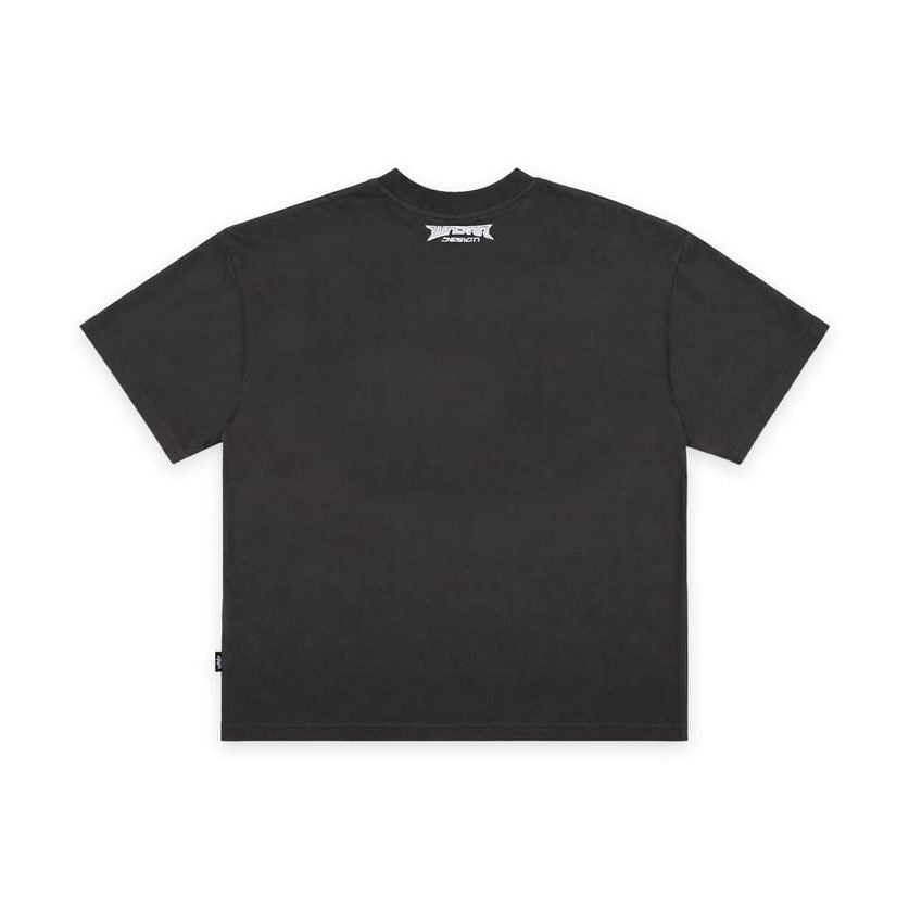 WNDRR Pulse Heavy Weight Tee - Faded Black