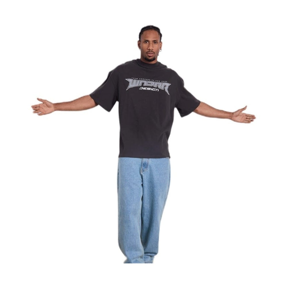 WNDRR Pulse Heavy Weight Tee - Faded Black