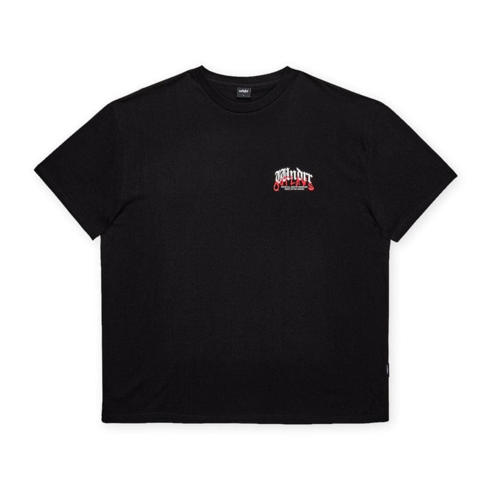 WNDRR Renegade Box Fit Tee - Black